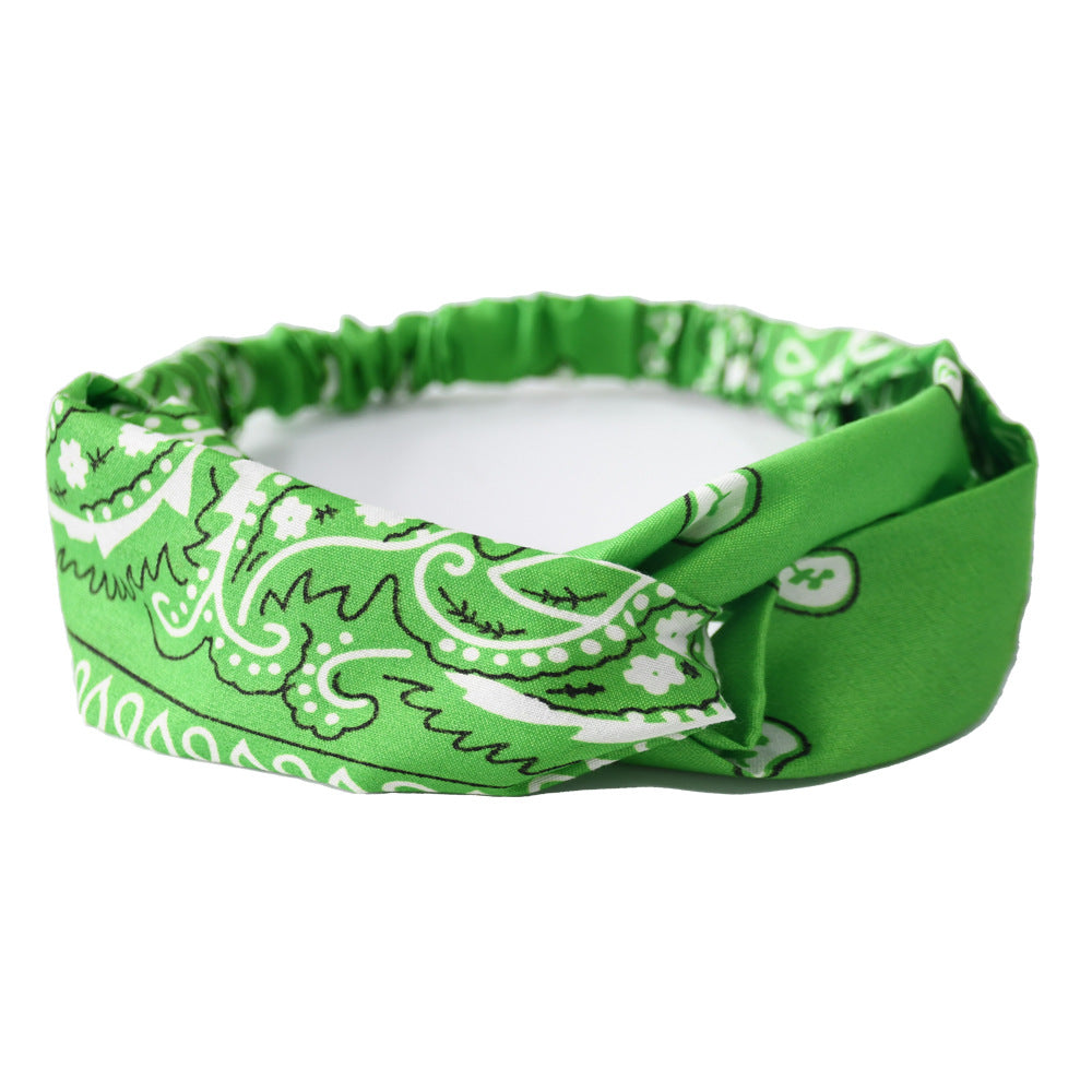 KONGRIA Vintage Bandana Headband – Stretch Twist Hair Band for Women